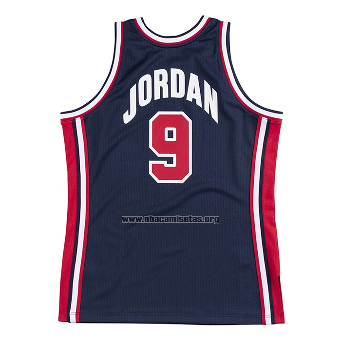 Camiseta USA 1992 Michael Jordan NO 9 Negro